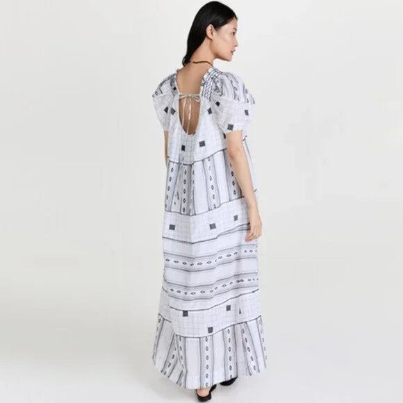 045  Free People Jamie Embroidered Maxi Dress NWOT Size XS - Picture 4 of 15